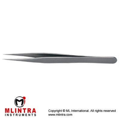 Jewelers Forcep 3#Straight,0.17 x 0.1mm tips, 12cm